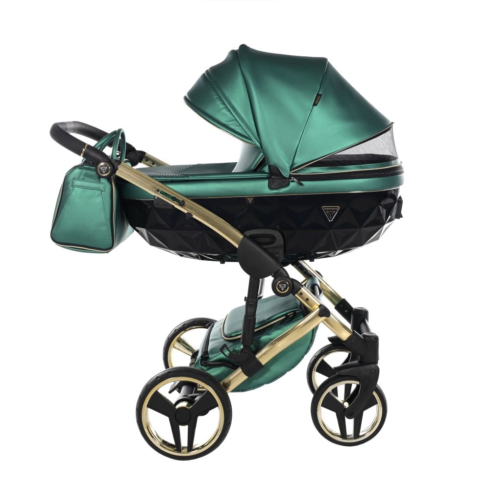 Carucior_2_in_1_Junama_Diamond_Fluo_02_Green_Gold-4