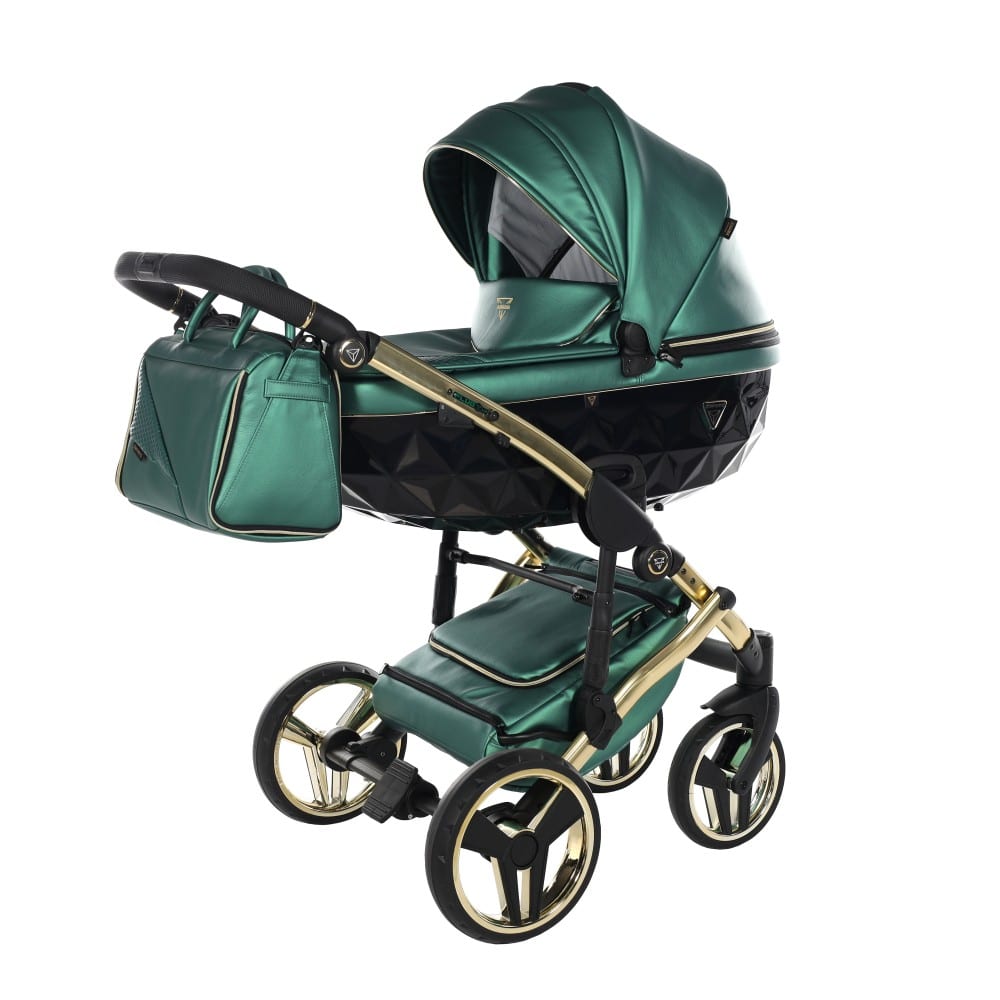Carucior_2_in_1_Junama_Diamond_Fluo_02_Green_Gold-7