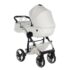 Carucior 2 in 1 Junama Diamond Fluo 15 Silver Eco White Junama Romania 1