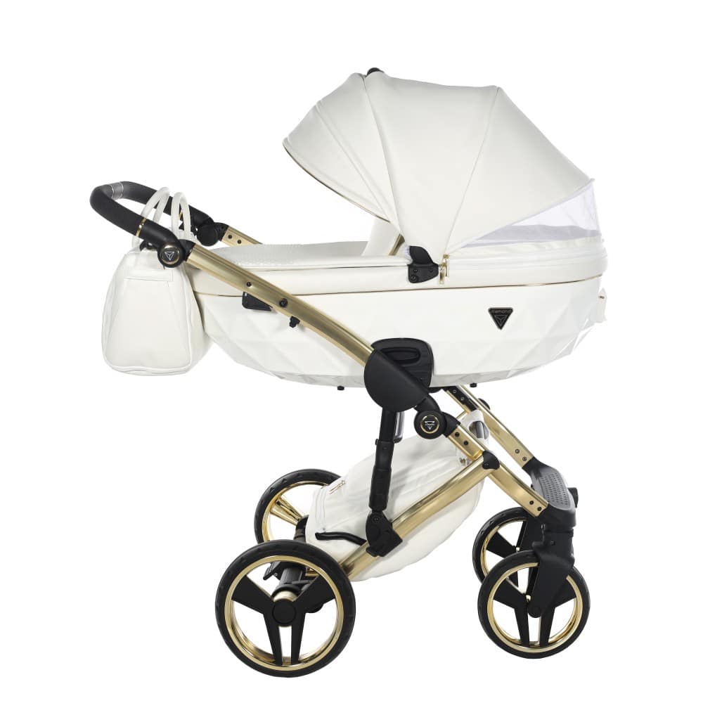 Carucior_2_in_1_Junama_Diamond_Fluo_17_Gold_Eco_White_Junama_Romania-2