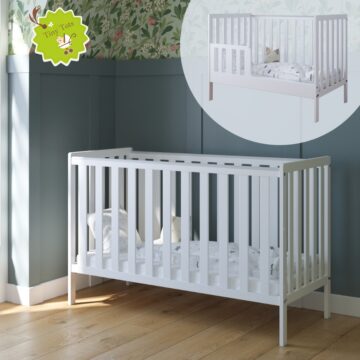 Patut multifunctional din lemn Bambi White