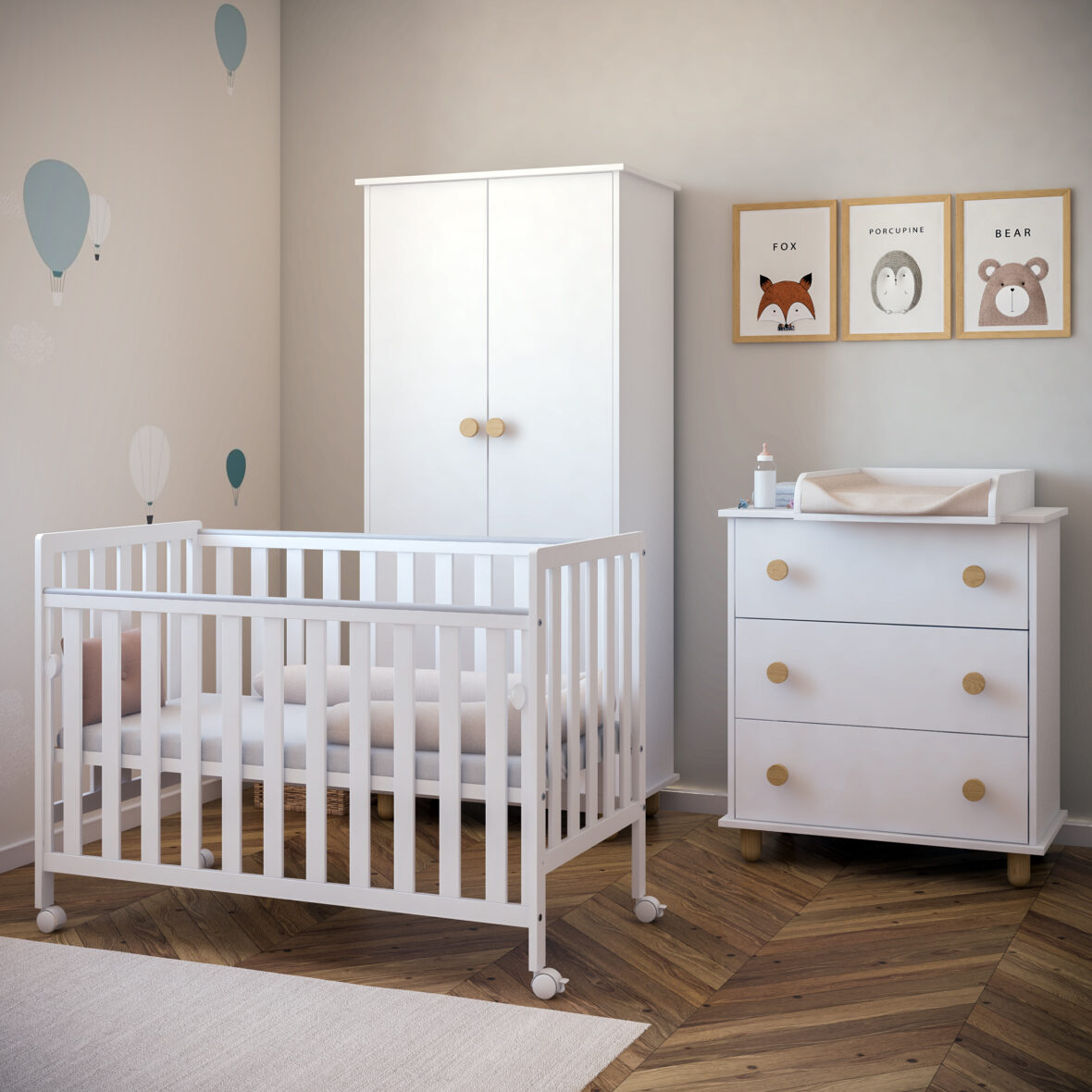 Patut pentru copii co-sleeping Bambi White tiny totsbebe magazin copii cluj (11)