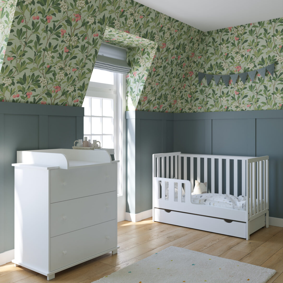 Patut pentru copii din lemn masiv Bambi (4)