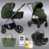 Carucior pentru copii 3 in 1 Dada Prams Flux Green