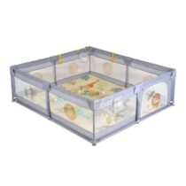 Tarc de joaca copii Gamezone XL, 150200 cm Grey