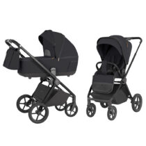 Carucior 2 in 1 Carrello Ultra Basalt Black