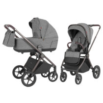 Carucior 2 in 1 Carrello Ultra Metal Grey