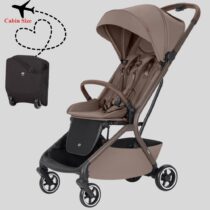 Carucior sport ultracompact Magia Cocoa Beige - Cărucior ultra-ușor și durabil, cu pliere automată compactă. Potrivit pentru plimbări și călătorii zilnice. Dimensiunile și greutatea respectă reglementările privind bagajul de mână.