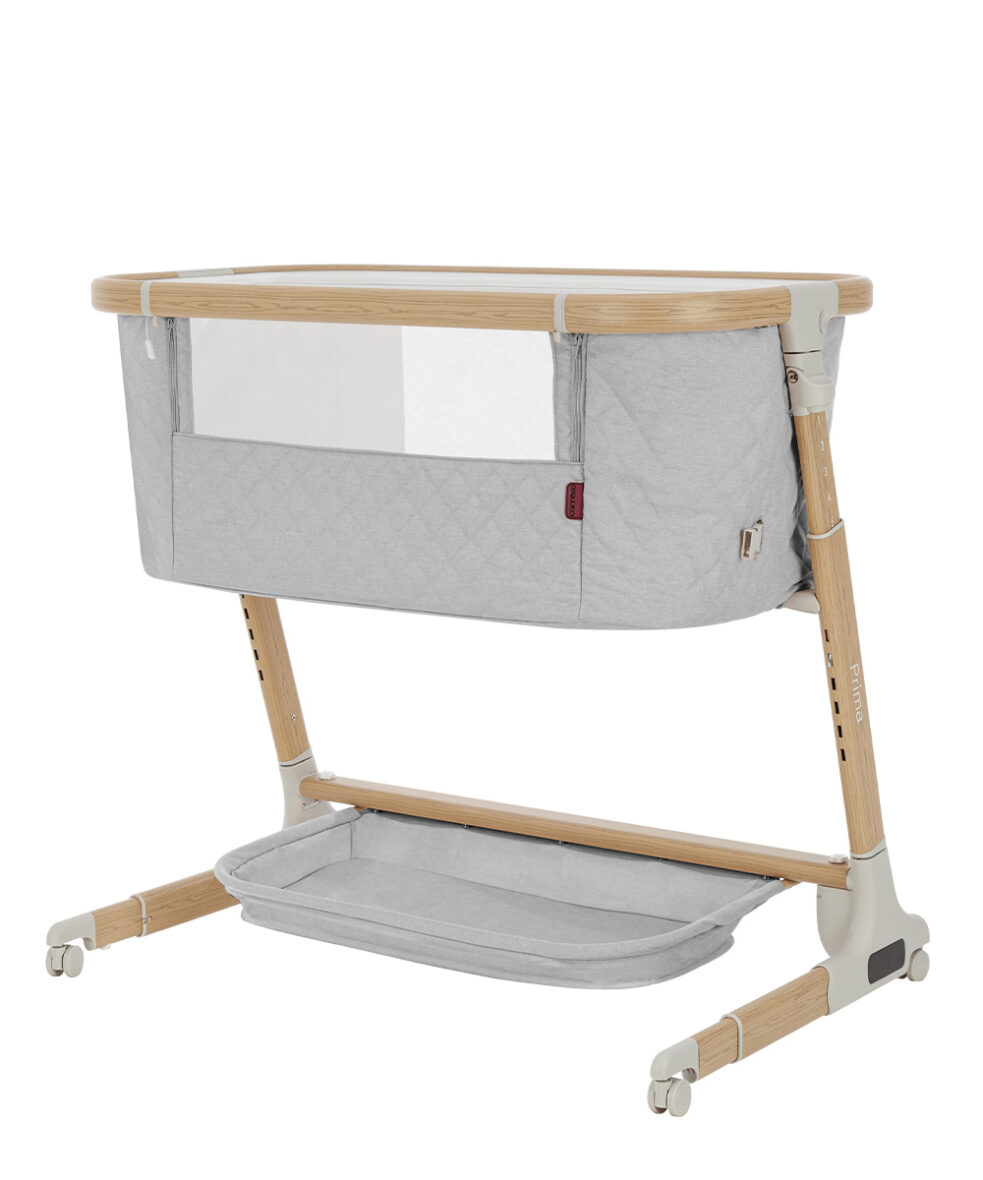 Patut electric co-sleeping Prima Cloud Grey tiny tots bebe magazin copii cluj