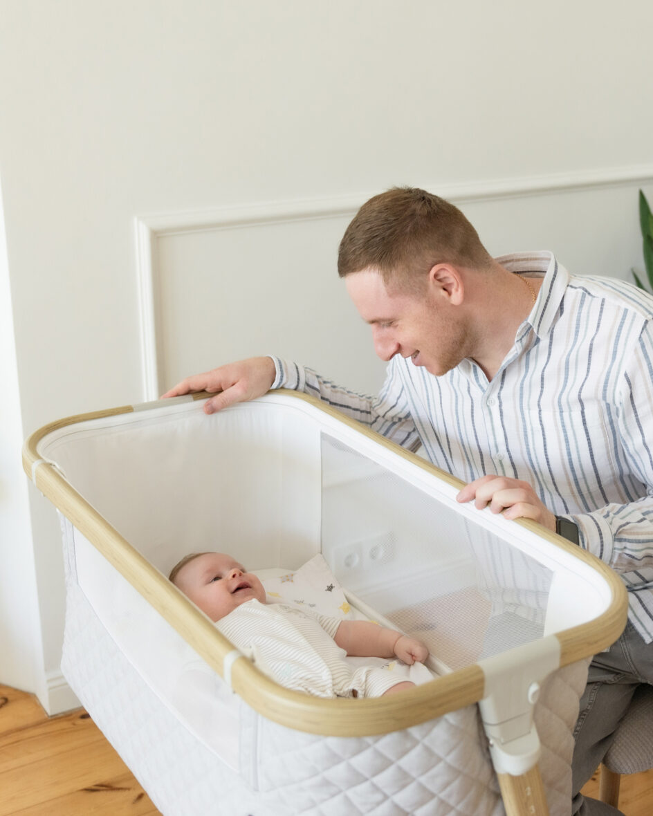 Patut electric co-sleeping Prima Honey Beige tiny tots bebe magazin copii cluj (6)