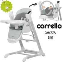 Scaun de masa 3 in 1 Cascata Ash Grey