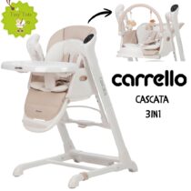 Scaun de masa 3 in 1 Cascata Cream Beige