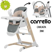 Scaun de masa 3 in 1 Cascata Grey Wooden