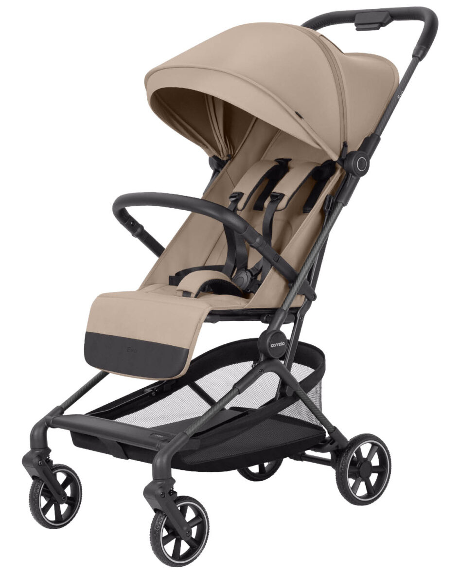 Carucior sport ultracompact Carrello Evo Beige tiny tots bebe magazin carucioare copii cluj (16)