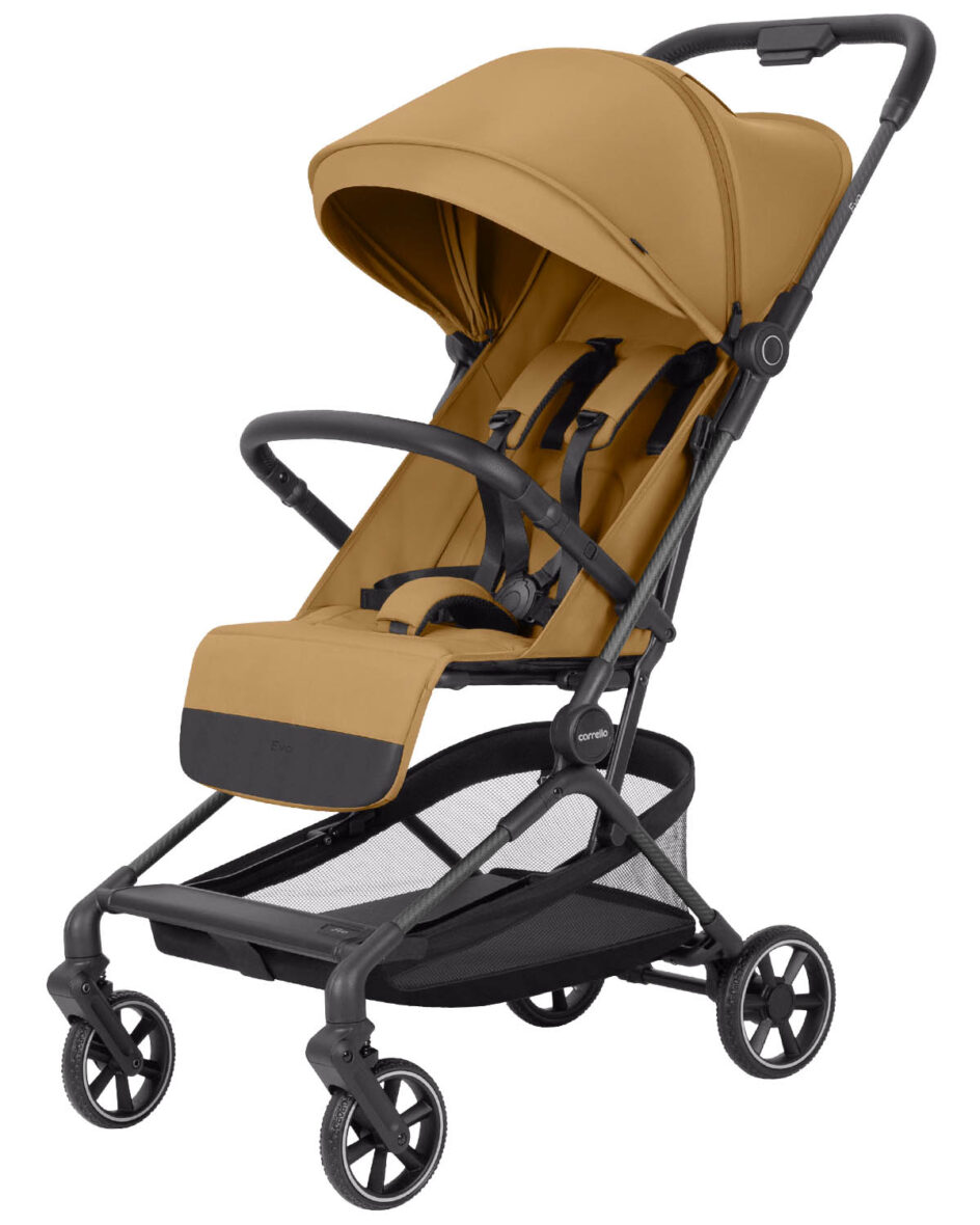 Carucior sport ultracompact Carrello Evo Medallion Beige tiny tots bebe magazin carucioare copii cluj. (1)