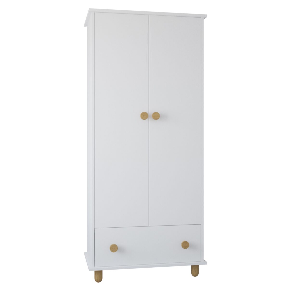 Dulap pentru copii Bambi White tiny tots bebe magazin mobilier copii cluj (3)