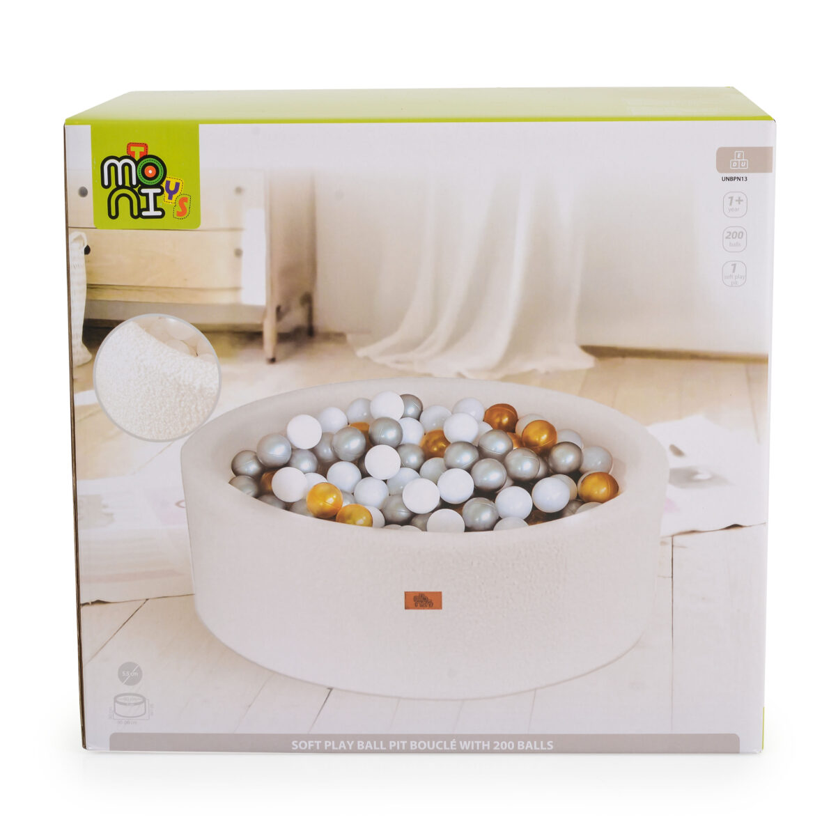 Piscină cu bile Boucle Beige tiny tots bebe magazin copii cluj (1)