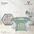 Tarc de joaca hexagonal Playbox Green 3 Tarc de joaca hexagonal Playbox Green tiny tots bebe magazin copii cluj 7