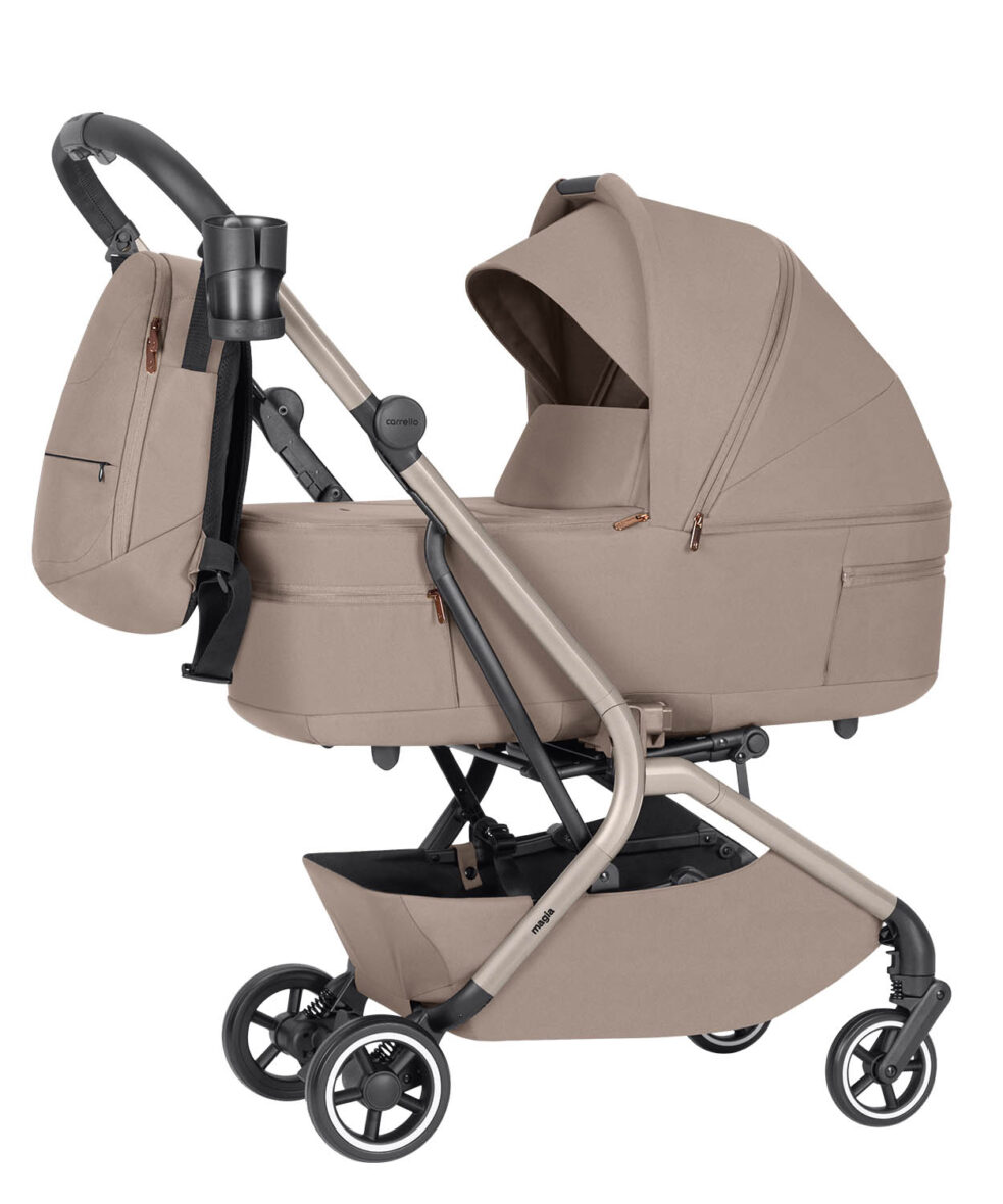 Carucior 2 in 1 Carrello Magia Spice Beige tiny tots bebe magazin carucioare copii cluj importator official carre
