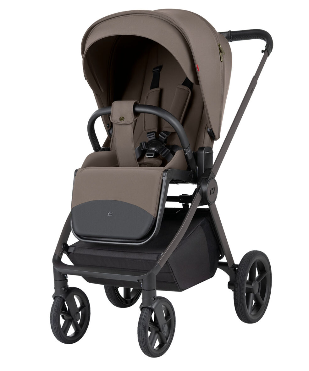 Cărucior 2 în 1 Carrello Ultra F Sugar Brown tiny tots bebe magazin carucioare copii cluj importtaor official carrello romania (3)