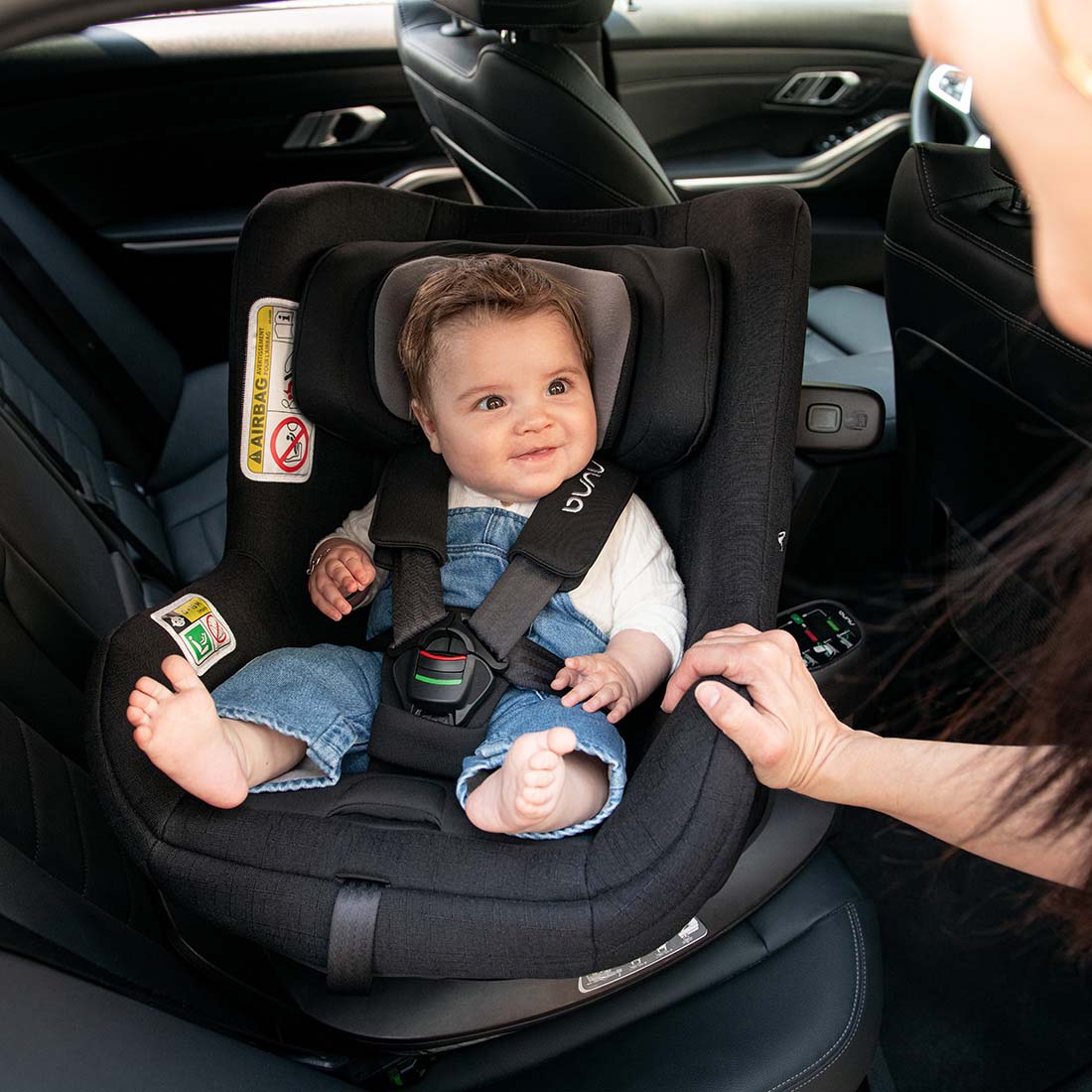 Nuna – Scaun auto rotativ i-Size TODL next Chestnut, 40-105 cm, testat ADAC tiny tots bebe magazin copii cluj siguranta auto cluj (1)