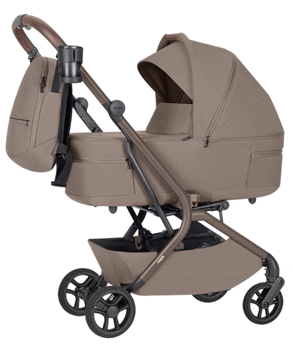 Carucior 2 in 1 Carrello Magia 2.0 Cocoa Beige tiny tots bebe magazin carucioare copii cluj imporatator oficial Carrello (2)