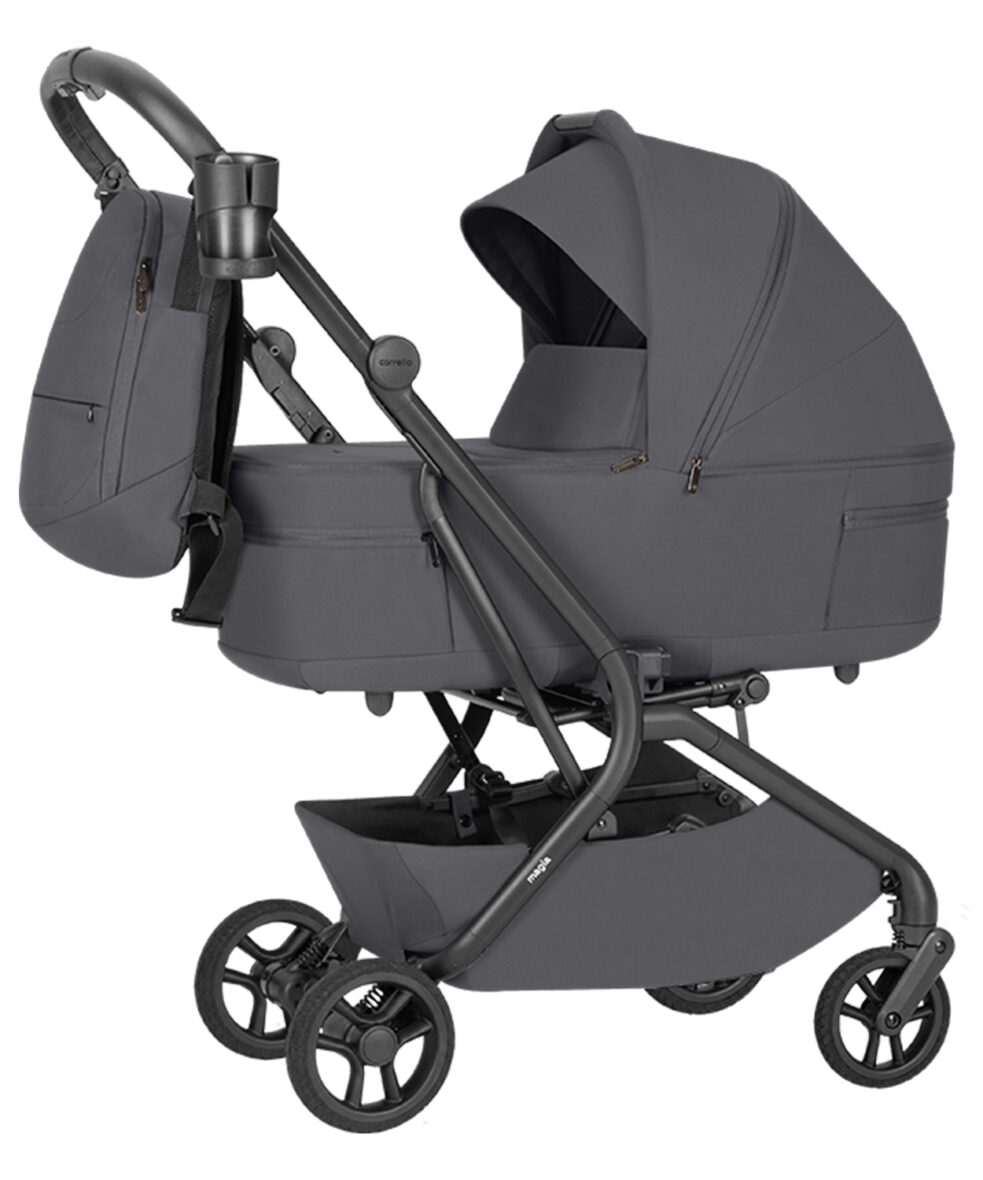 Carucior 2 in 1 Carrello Magia 2.0 Elm Grey tiny tots bebe magazin carucioare copii cluj, Importator oficial Carrello Romania (2)