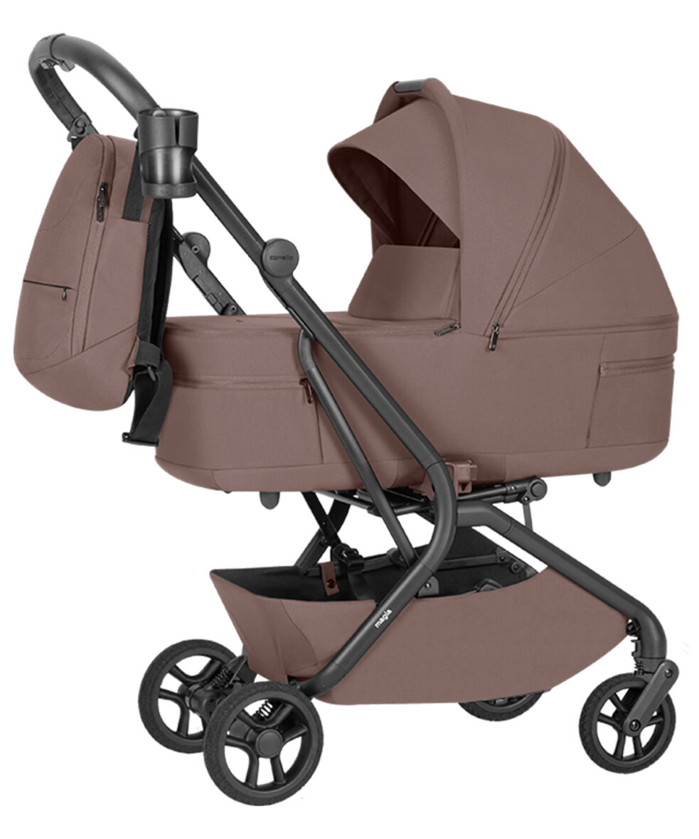 Carucior 2 in 1 Carrello Magia 2.0 Glace Pink tiny tots bebe magazin carucioare copii cluj, importator carrello romania (2)
