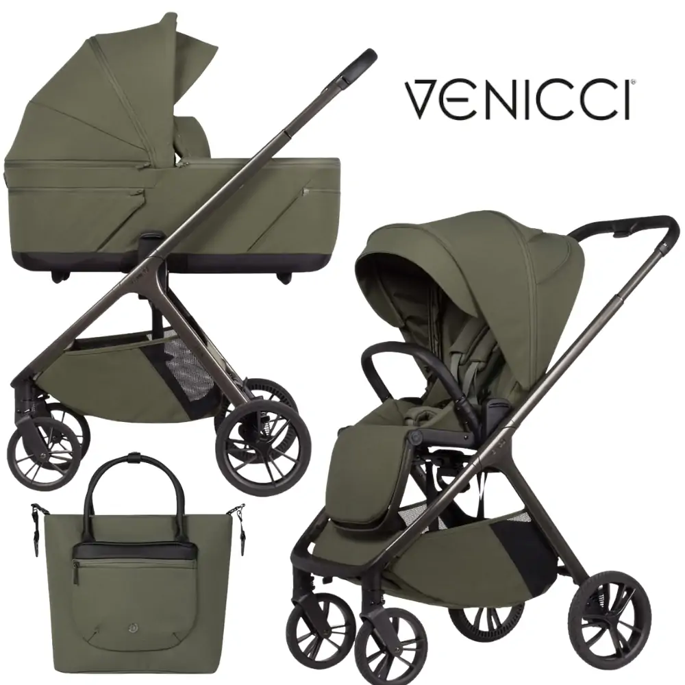 Cărucior 2 în 1 Venicci Tila Olive 3 Cărucior 2 în 1 Venicci Tila Olive