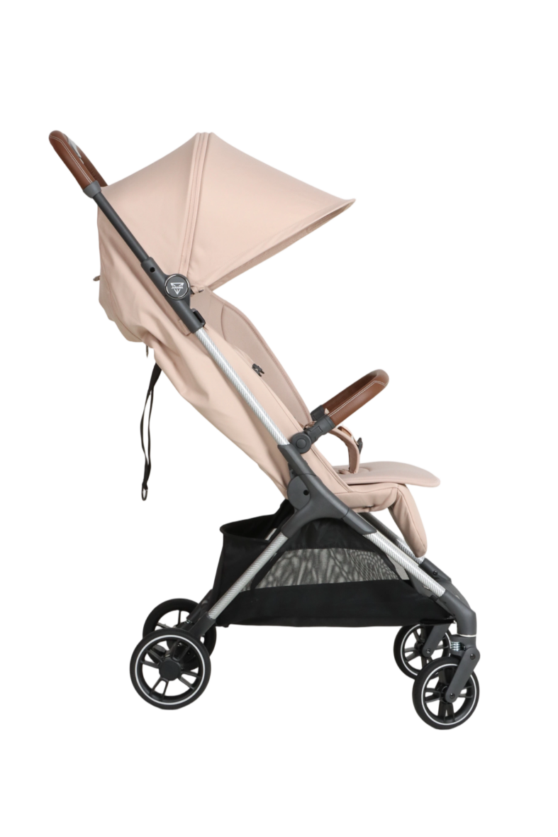Carucior sport ultracompact Junama Aviator Carbon Beige tiny tots bebe magazin carucioare copii cluj, importator Junama Romania (10)