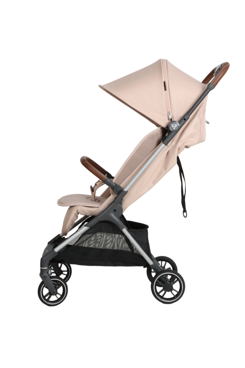 Carucior sport ultracompact Junama Aviator Carbon Beige tiny tots bebe magazin carucioare copii cluj, importator Junama Romania (14)