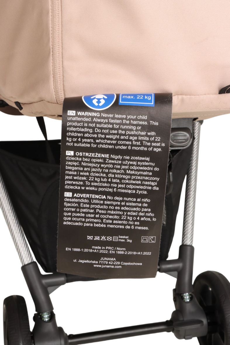 Carucior sport ultracompact Junama Aviator Carbon Beige tiny tots bebe magazin carucioare copii cluj, importator Junama Romania (21)
