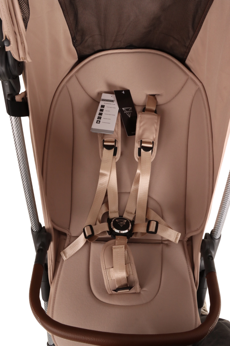 Carucior sport ultracompact Junama Aviator Carbon Beige tiny tots bebe magazin carucioare copii cluj, importator Junama Romania (22)
