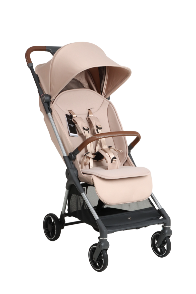 Carucior sport ultracompact Junama Aviator Carbon Beige tiny tots bebe magazin carucioare copii cluj, importator Junama Romania (9)