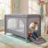 Patut pliabil cu un singur nivel 120x60 cm Uno Beige 10 214290 0 650