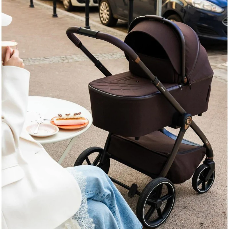 Carucior pentru copii 2 in 1 Dada Prams Chocolate Tiny Tots Bebe Magazin Carucioare Cluj, Importator Dada Prams Romania (10)
