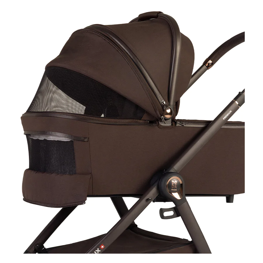 Carucior pentru copii 2 in 1 Dada Prams Chocolate Tiny Tots Bebe Magazin Carucioare Cluj, Importator Dada Prams Romania (3)
