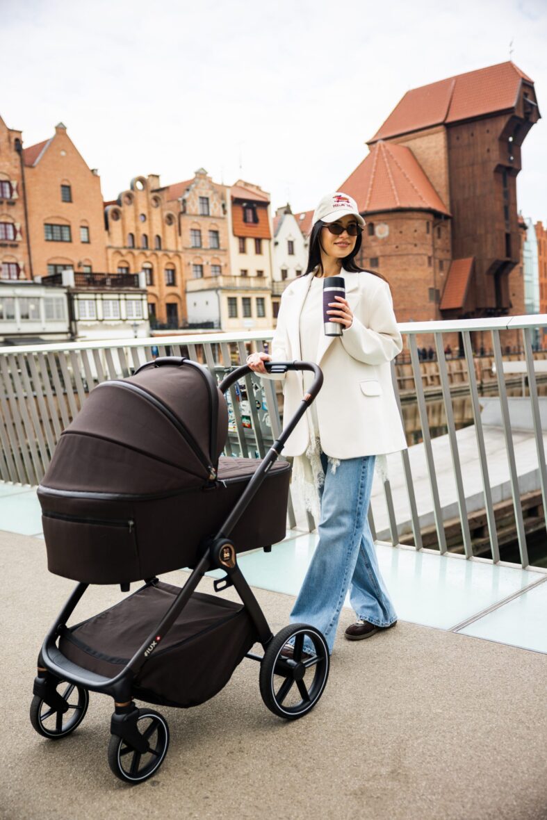 Carucior pentru copii 2 in 1 Dada Prams Chocolate Tiny Tots Bebe Magazin Carucioare Cluj, Importator Dada Prams Romania (4)