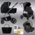 Carucior pentru copii 3 in 1 Dada Prams Flux Black 1 Carucior pentru copii 3 in 1 Dada Prams Flux Black