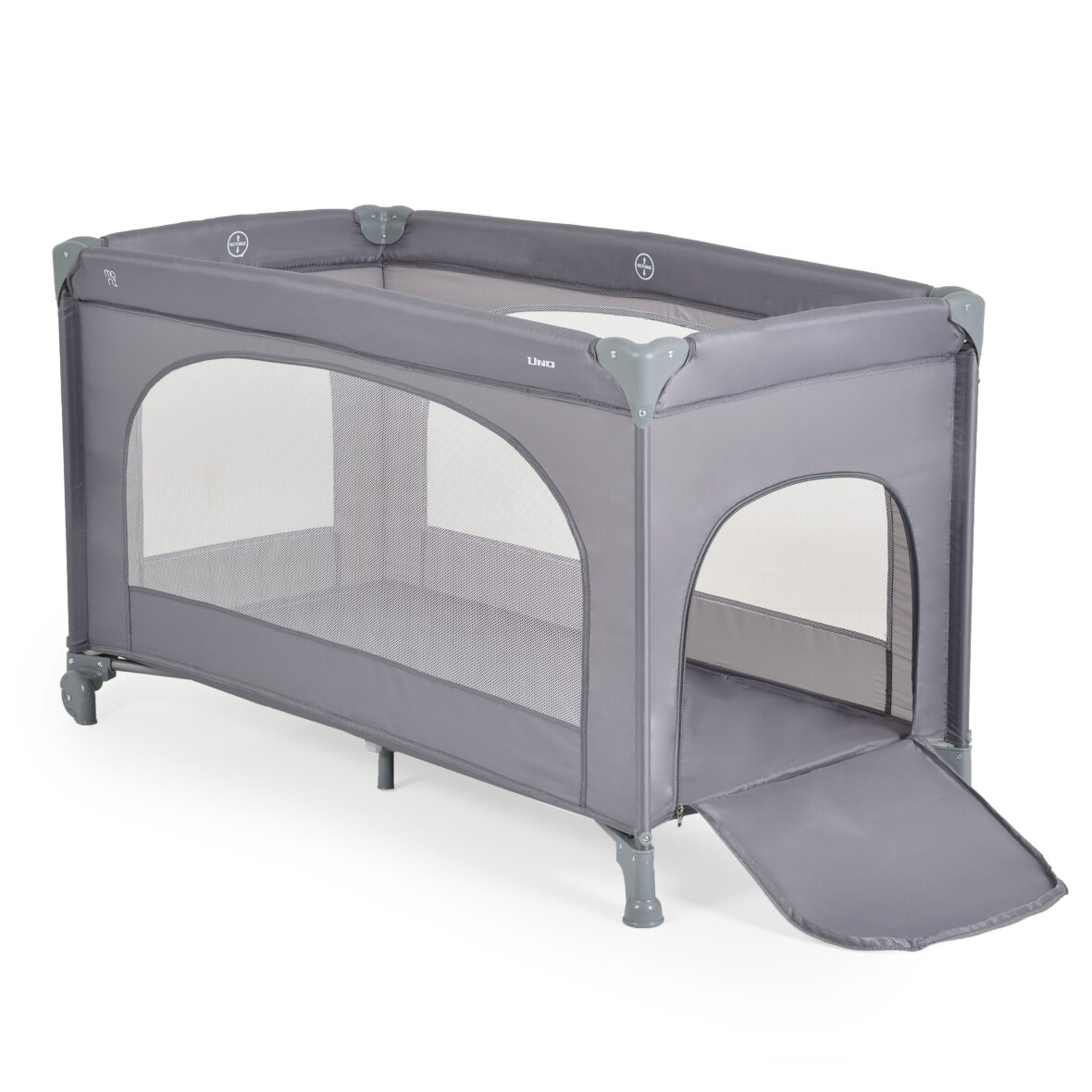 Patut pliabil cu un singur nivel 120×60 cm Uno Grey tiny tots bebe magazin mobiler copii cluj (2)