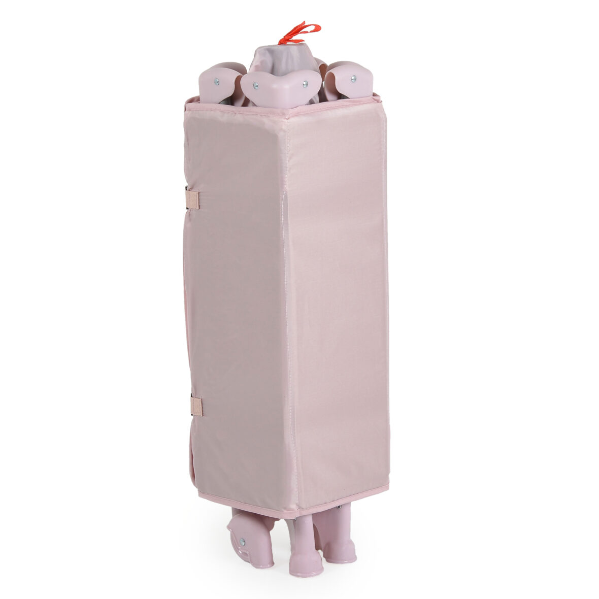 Patut pliabil cu un singur nivel 120×60 cm Uno Pink tiny tots bebe magazin copii cluj (4)