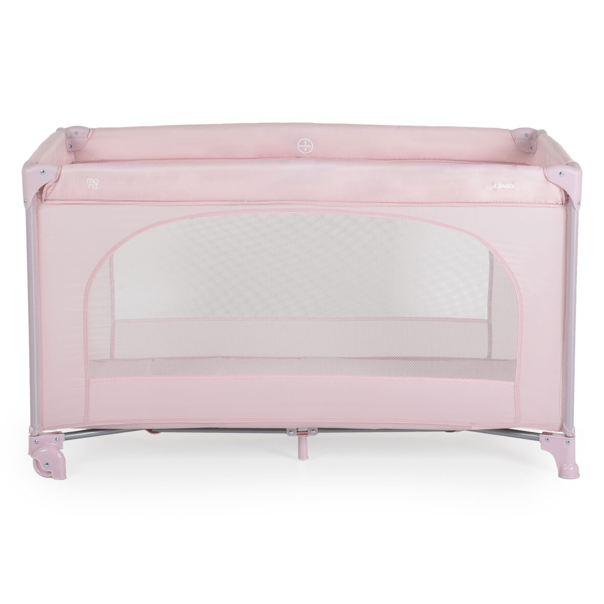 Patut pliabil cu un singur nivel 120×60 cm Uno Pink tiny tots bebe magazin copii cluj (6)