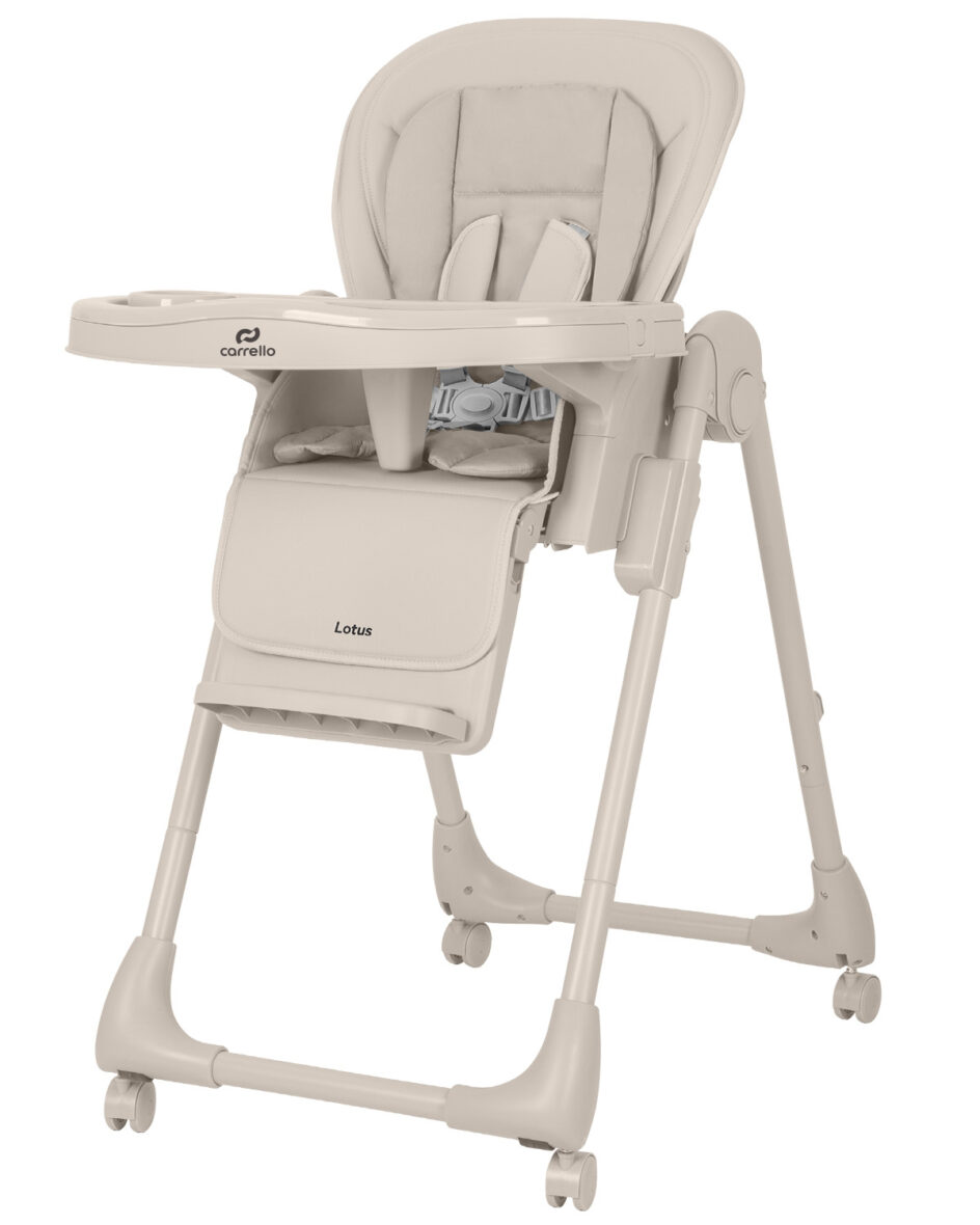 Scaun de masa Carrello Lotus Beige Tiny Tots Bebe Magazin copii CLUJ, Imporator Carrello Romania (5)