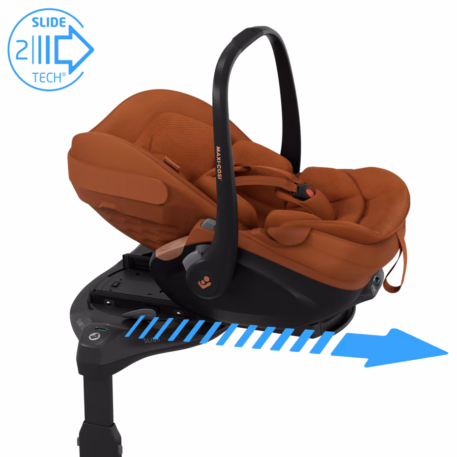 Scoica auto inclinabila Maxi-Cosi Pebble Slide Pro Copper Terra Tiny Tots Bebe magazin carucioare copii Cluj, Siguranta auto copii Cluj, Maxi-Cosi Cluj (2)
