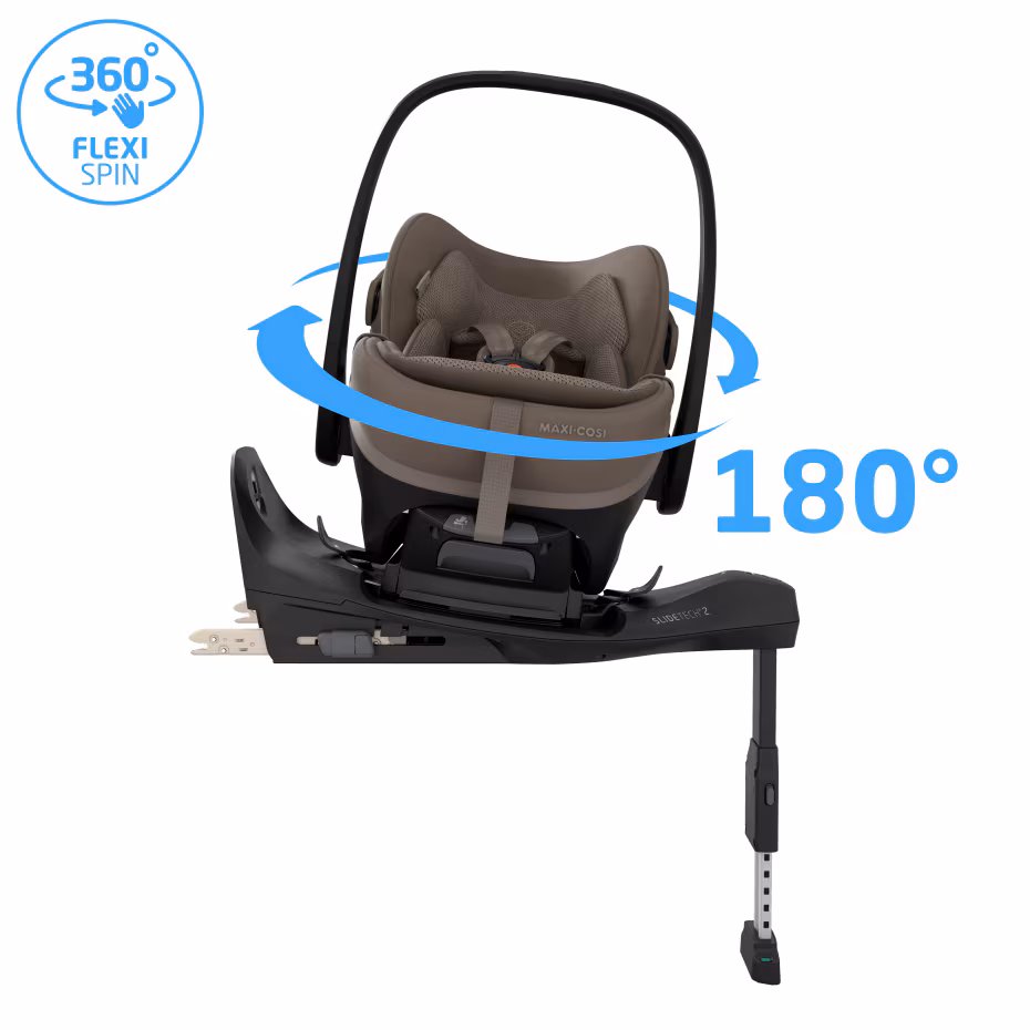 Scoica auto inclinabila Maxi-Cosi Pebble Slide Pro Oak Truffle tiny tots bebe magazin carucioare copii cluj (1)