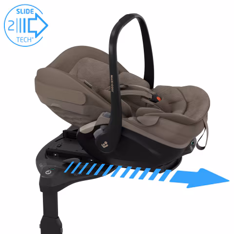 Scoica auto inclinabila Maxi-Cosi Pebble Slide Pro Oak Truffle tiny tots bebe magazin carucioare copii cluj (2)