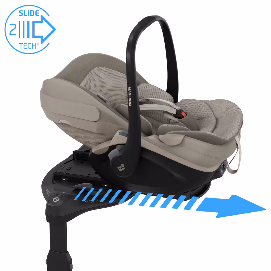 Scoica auto inclinabila Maxi-Cosi Pebble Slide Pro Saphire Sand tiny tots bebe magazin carucioare copii cluj (1)