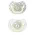 Set 2 suzete fiziologice Suavinex Wild&Free SX PRO 0-6L Fosforescente Beige