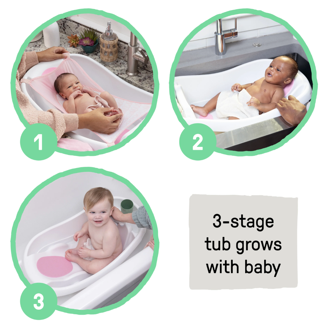 Cadita Ingenuity Comfy Clean Deluxe Pink tiny tots bebe magazin copii cluj (3)