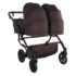 Carucior de gemeni 2 in 1 Junama DUO V4 Chocolate tiny tots bebe magazin carucioare copii cluj junama romania 1